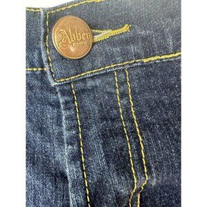 Abbey Dawn Avril Lavigne Jeans Zip Cuffs Blue Size 5 Punk